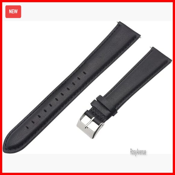 Extra Long Italian Leather Watch Band for Big Wrists, Multiple Widths main image 4